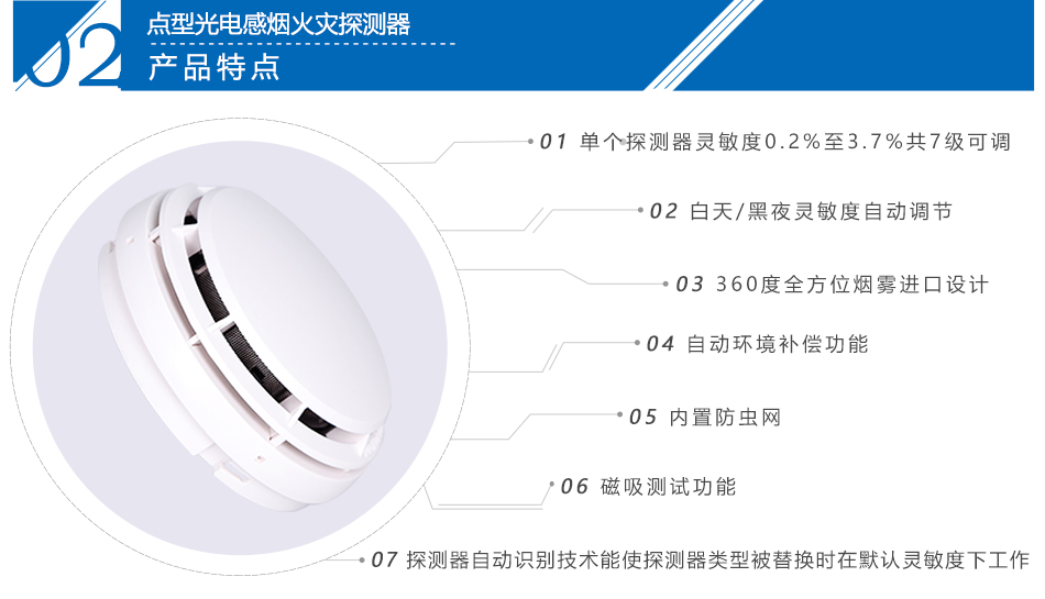 JTY-GM-CN4098-9714点型光电感烟火灾青海探测器特点