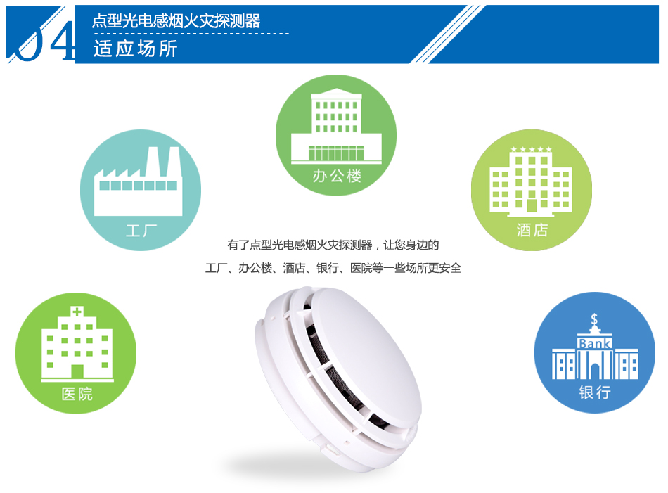 JTY-GM-CN4098-9714点型光电感烟火灾青海探测器适用场所